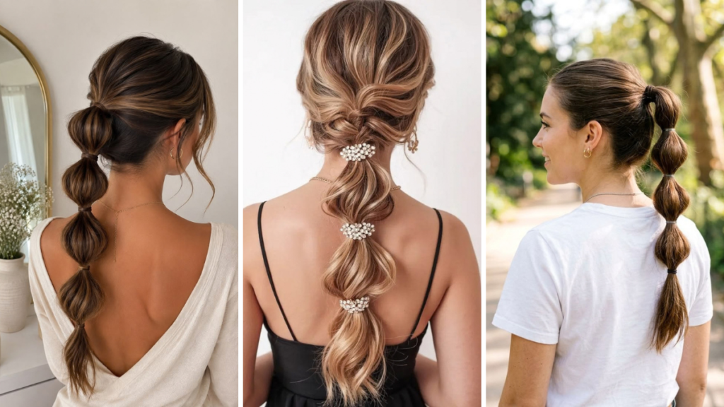 Hairstyle with Saree