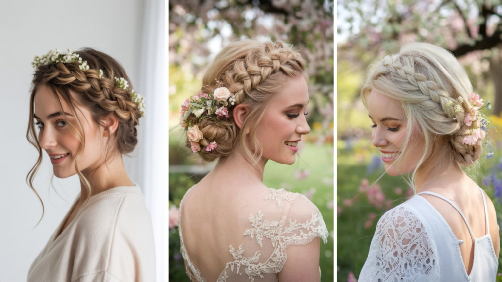 Hairstyle with Flowers