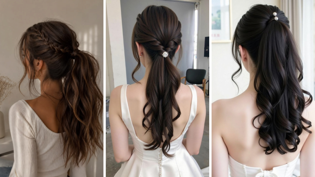 Mehndi Function Hairstyle