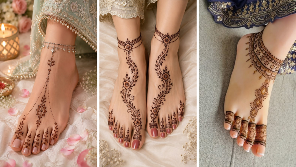 Mehndi Ideas for Feet