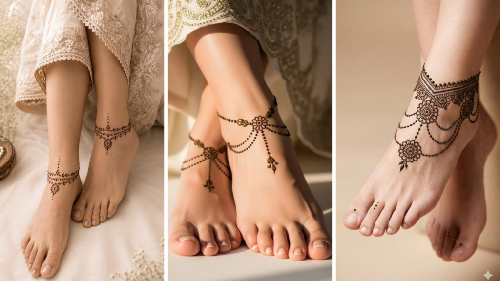 Mehndi Pattern for Feet