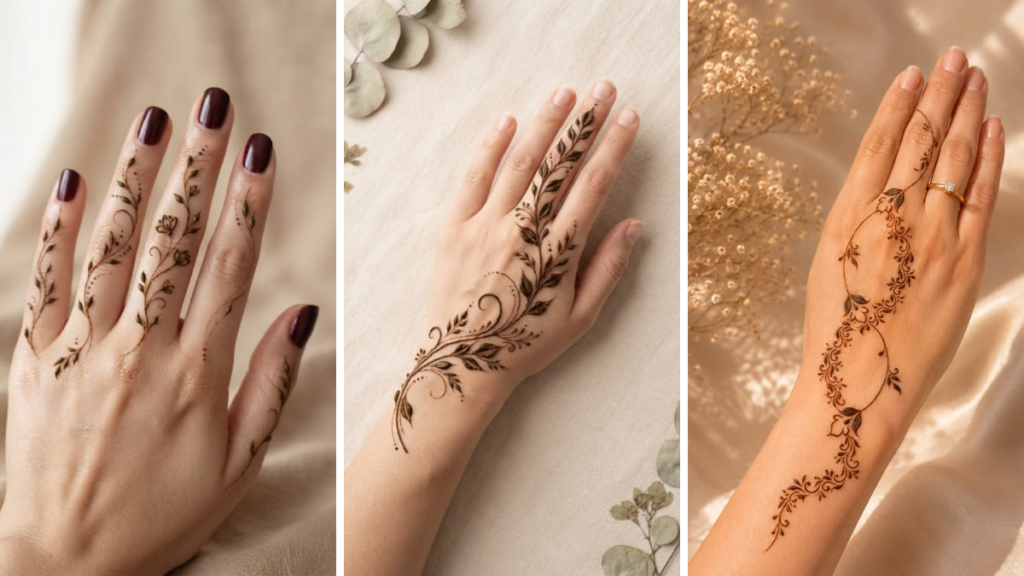 Mehndi Ideas for Finger