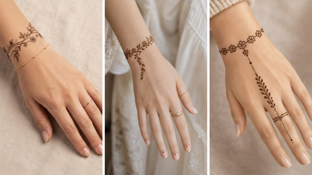 Mehndi Ideas for Wrists