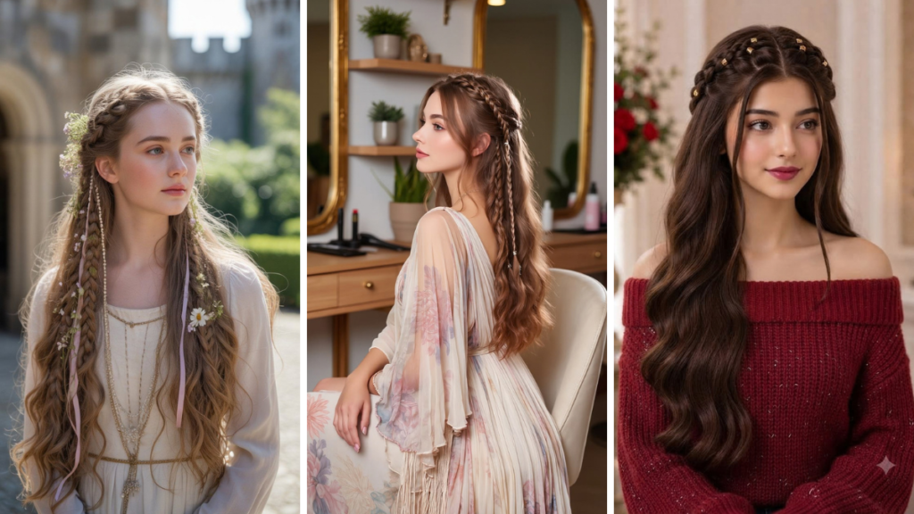 Mehndi Function Hairstyle