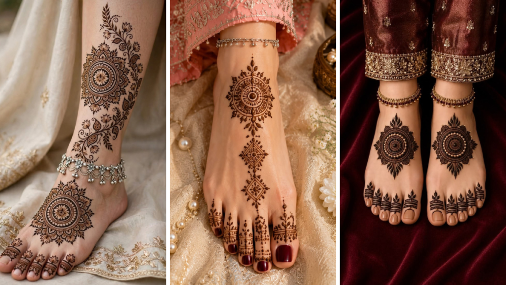 Mehndi Ideas for Feet