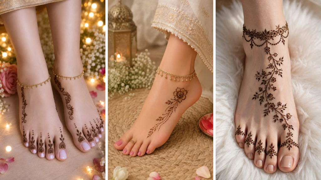 Mehndi Ideas for Feet