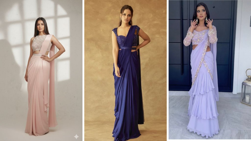 Modern Saree Styles